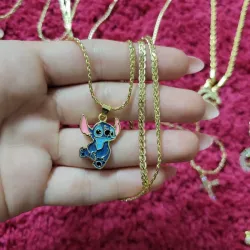 Cadena torcida con dije de STITCH