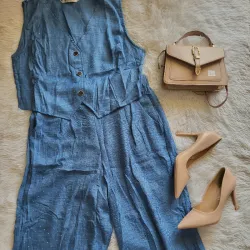 conjunto de pantaloneta con brillitos