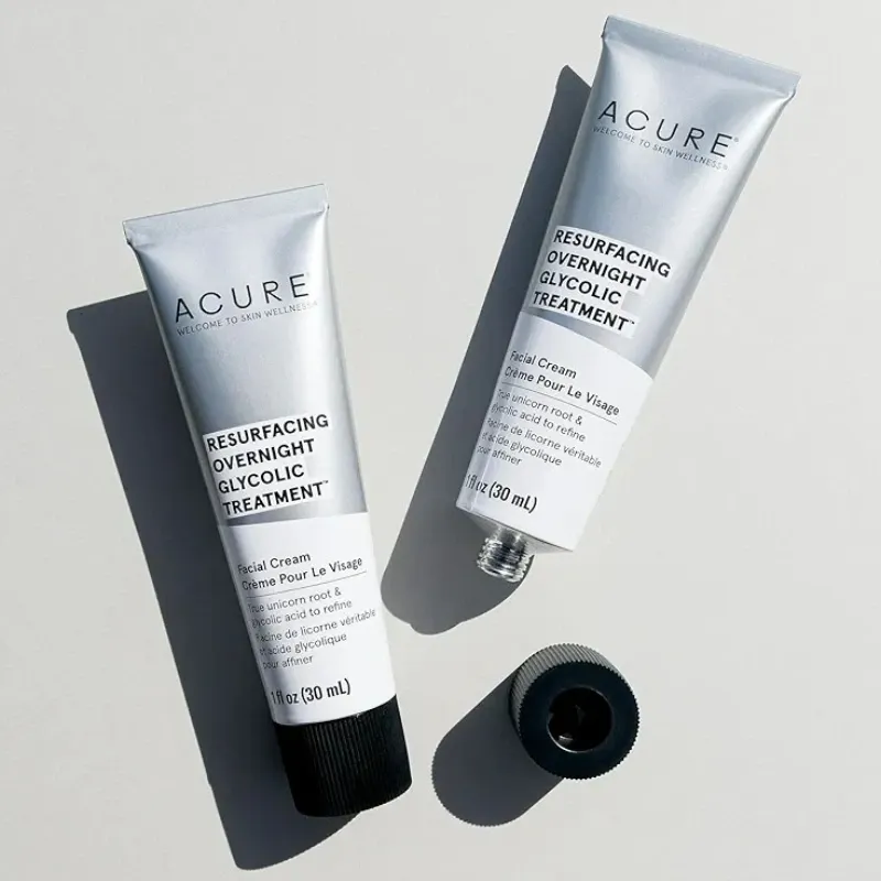 Crema facial de ácido glicólico