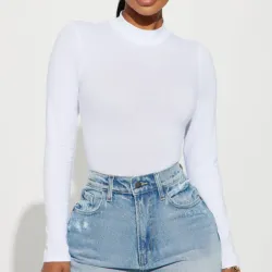 Enguatada blanca Fashion Nova 