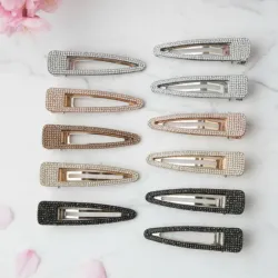 Hebillas de brillitos 