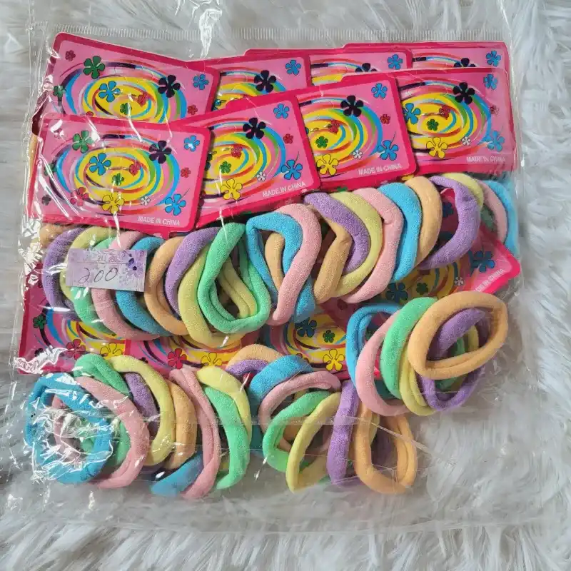 Ligas de pelo de colores 