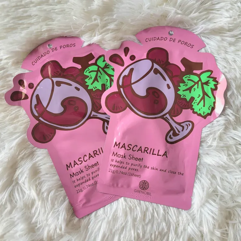 Mascarilla facial para el cuidado de los poros 
