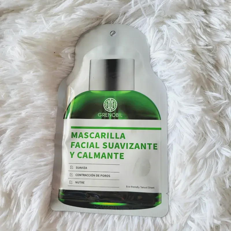 Mascarilla facial suavizante y calmante 