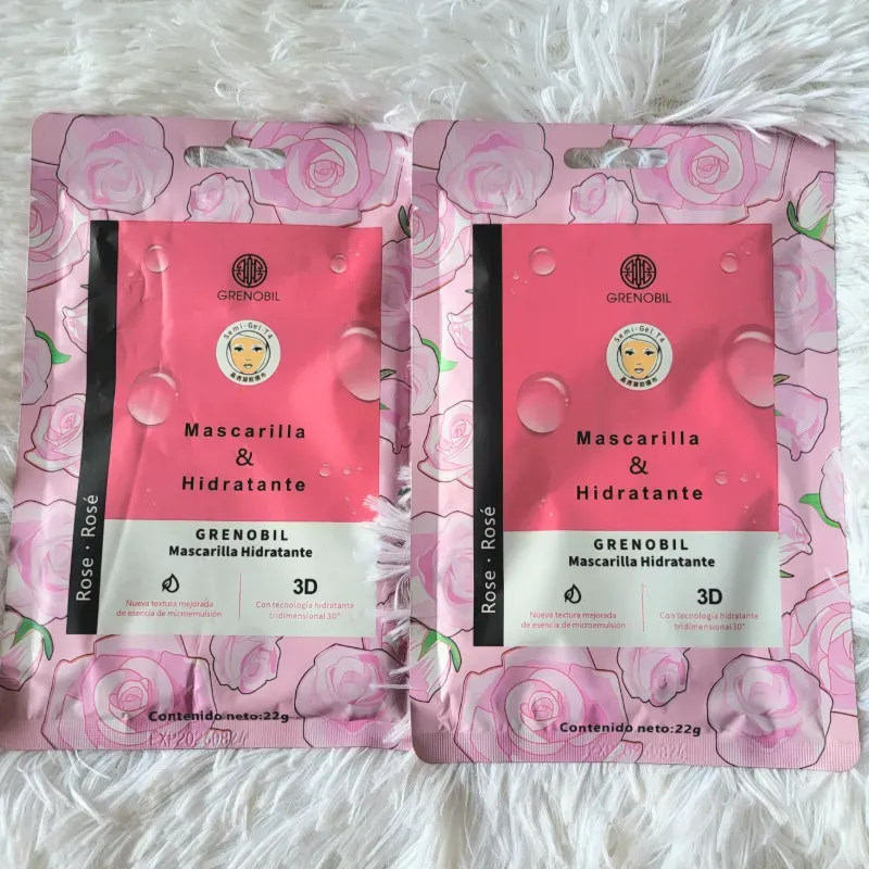 Mascarilla hidratante de rosas 