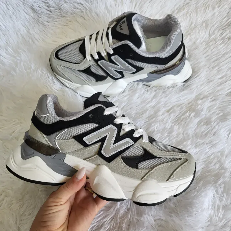 New balance 9060 gris y negras 