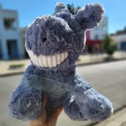 Peluche de burrito mediano