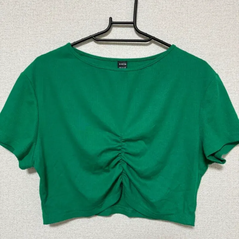 Pullover corto verde 🦚