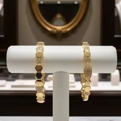 Pulseras de Oro Golfi brasileño 