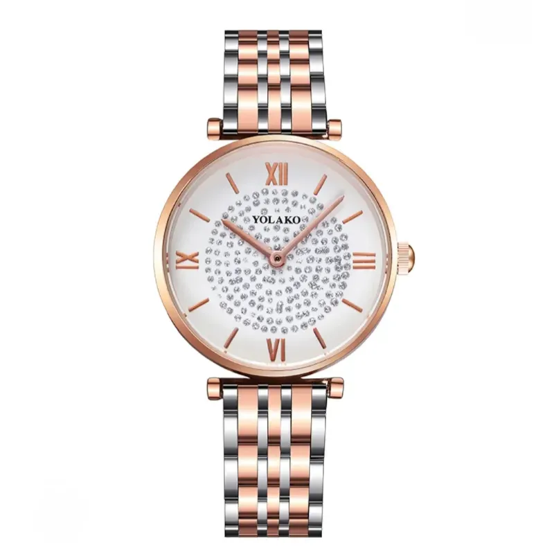 Reloj dorado y plateado ✨️🔗