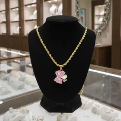 Cadena torcida con dije de STITCH