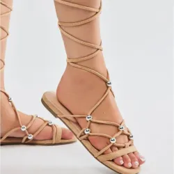 Sandalias cocalecas beige 