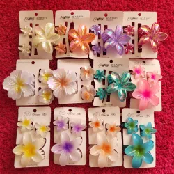 Set de 3 pellizcos de flor