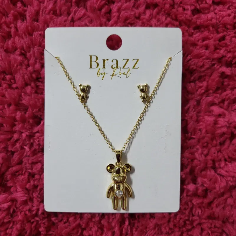 Set de cadena y aretes