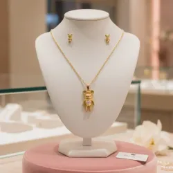 Set de cadena y aretes