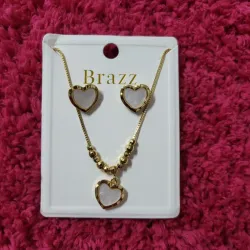 Set de cadena y aretes