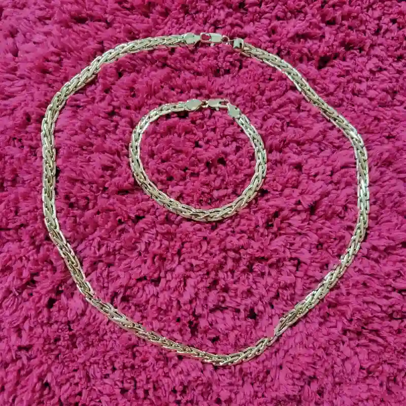 Set de cadena y manilla 