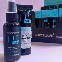 Set de primer + fijador de maquillaje fit me 