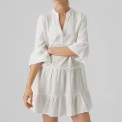 Vestido blanco de hilo 