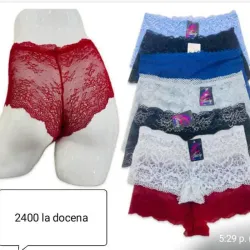 Blumer calentico de encaje