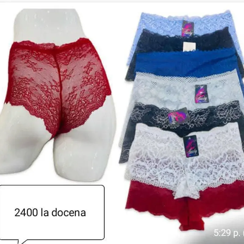 Blumer calentico de encaje