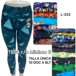 Licras largas estampadas