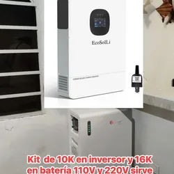 Kit de 10K inversor 16K en batería 110V y 220V