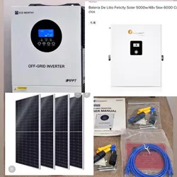 Kit Solar de 5K Inversor Marca Eco-Worthy