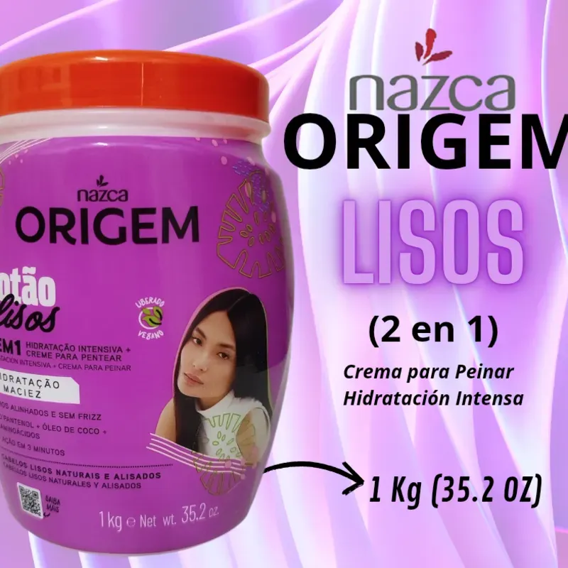 Crema de Peinar "Nazca ORIGEM" Lisos