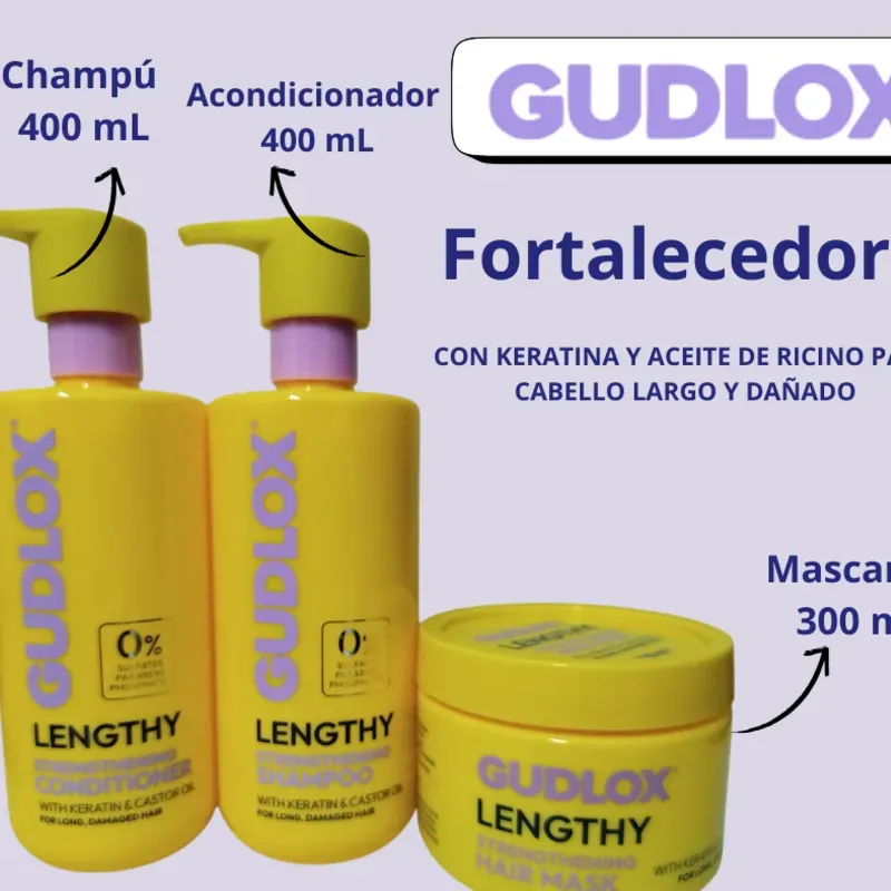 Set GUDLOX "Cabello Largo y Dañado"