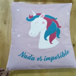 Cojín rosado