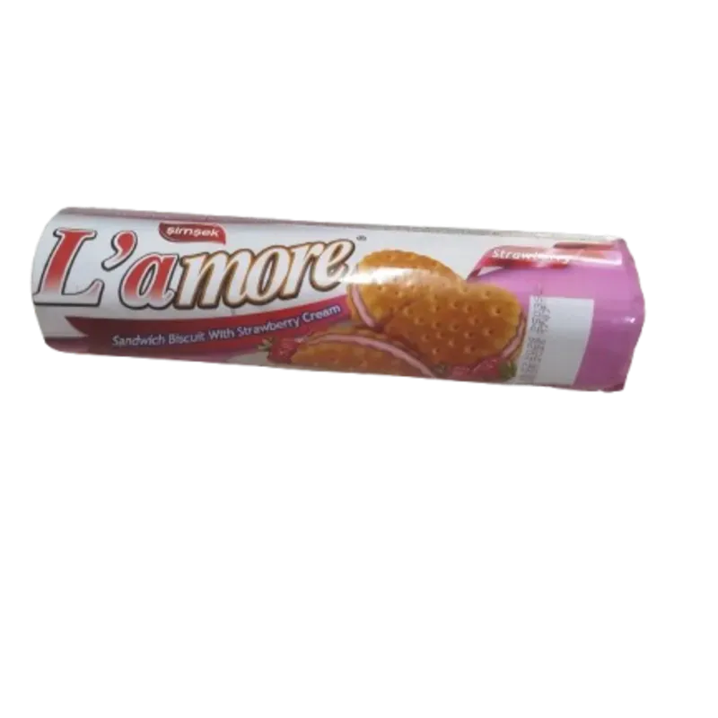 Galletas rellenas lamore (fresa 🍓)