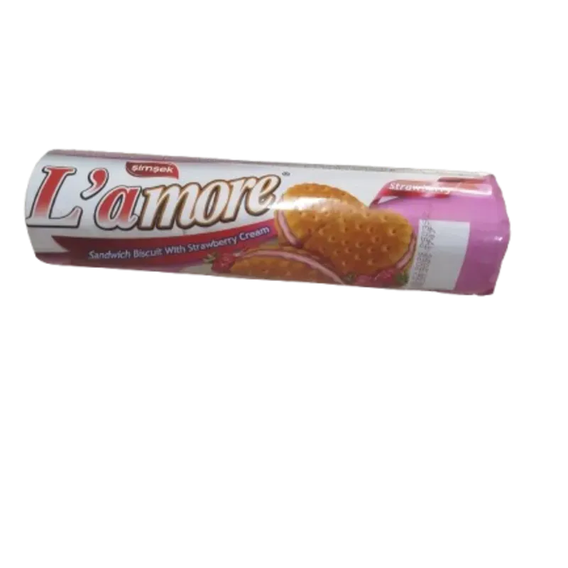 Galletas rellenas lamore (fresa 🍓)