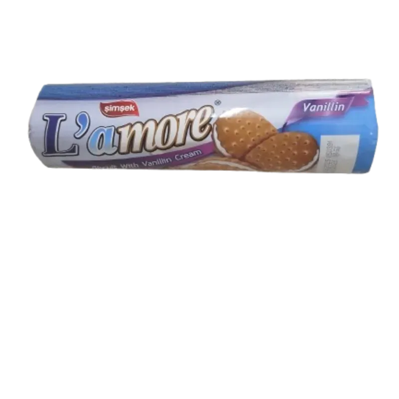 Galletas rellenas lamore (vainilla )
