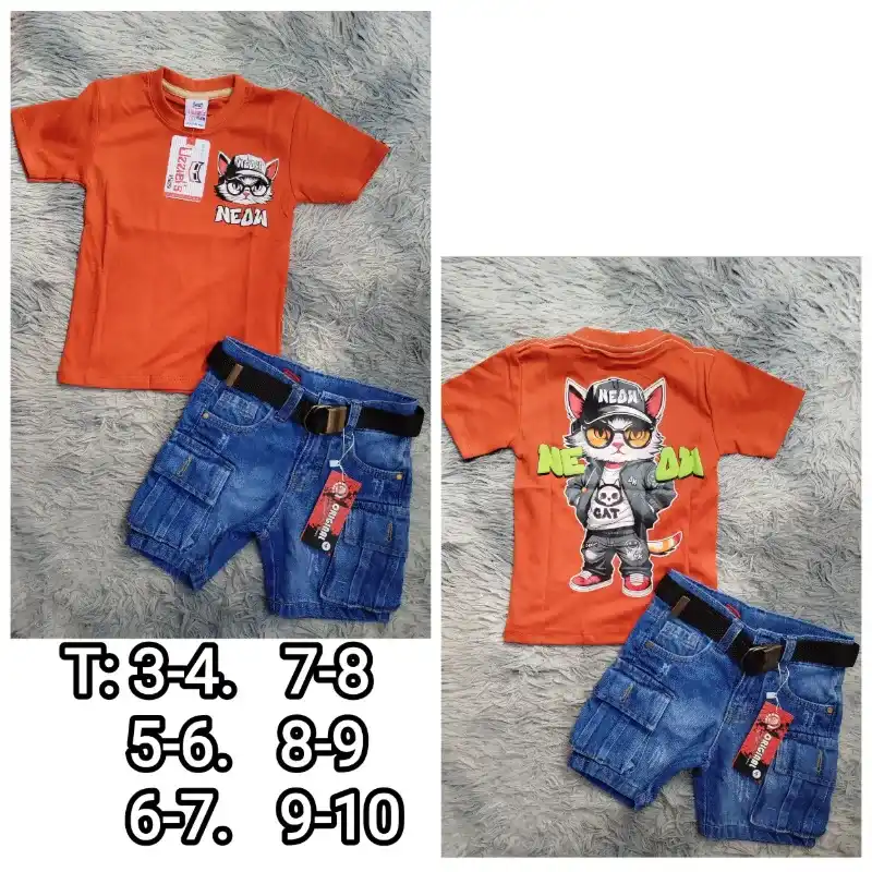 Bermudas y pullover 