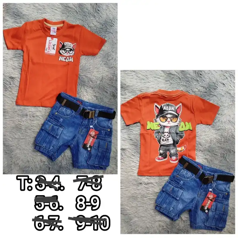 Bermudas y pullover 