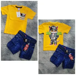 Bermudas y pullover 