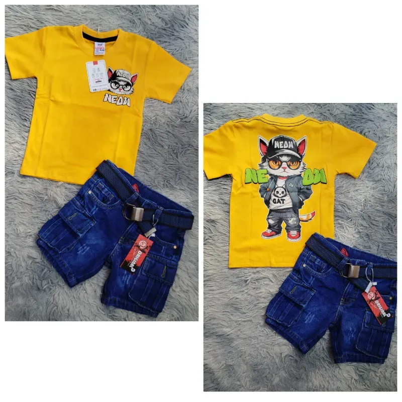 Bermudas y pullover 