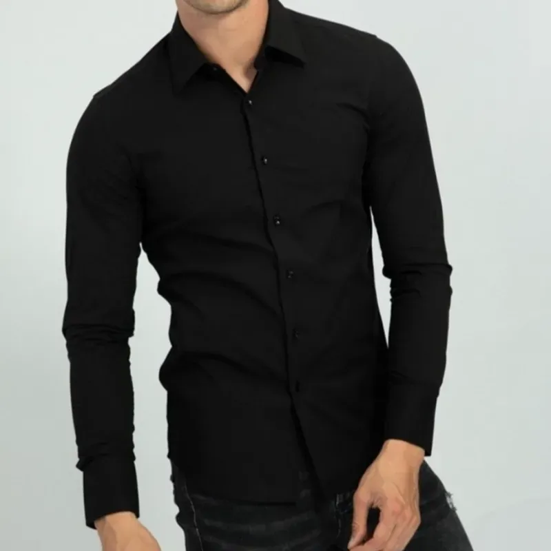 Camisas mangas largas.