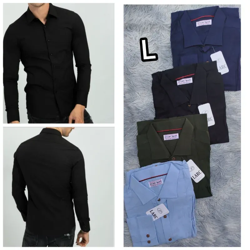 Camisas mangas largas.