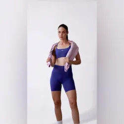 Set Biker Contorno Índigo