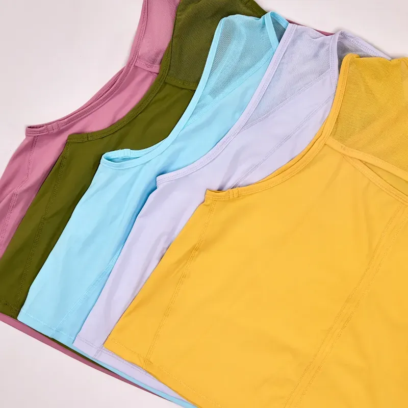 Sleeveless Meshdrop Azul