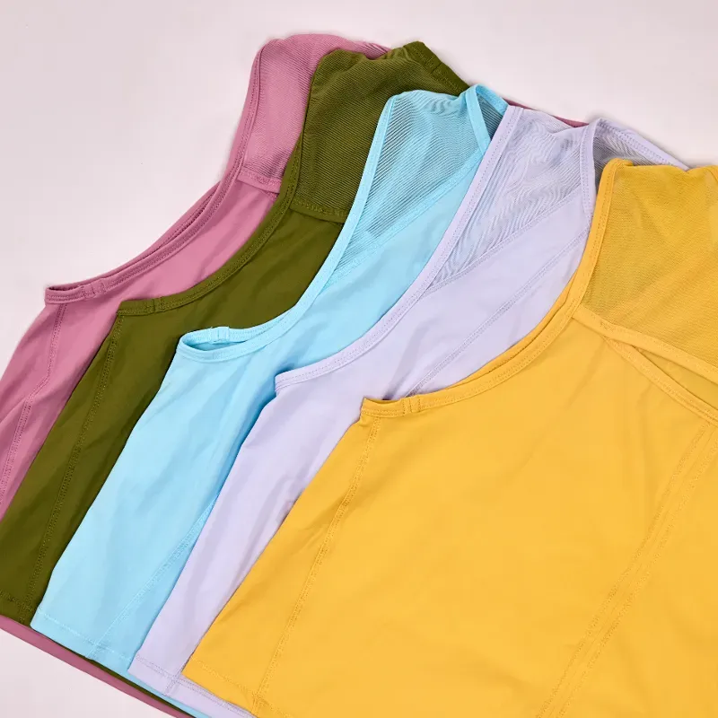 Sleeveless Meshdrop Amarilla