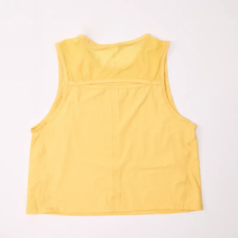 Sleeveless Meshdrop Amarilla