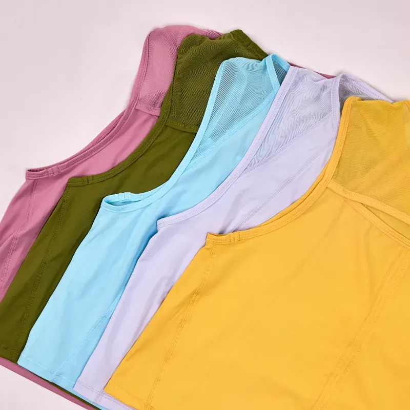 Sleeveless Meshdrop Morado