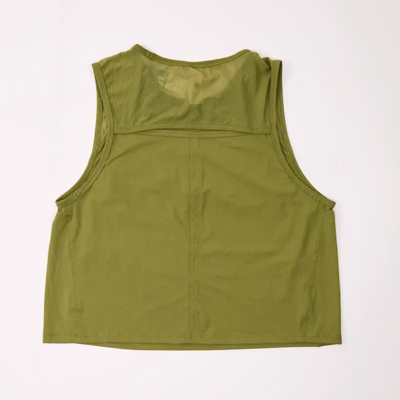 Sleeveless Meshdrop Verde