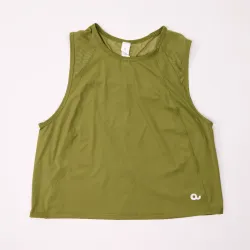 Sleeveless Meshdrop Verde