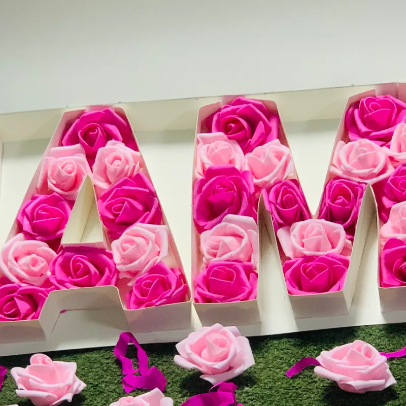 Cajas de rosas con frase 🌹💖