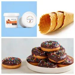 COMBO DE HELADOS Y DONAS DOBLES