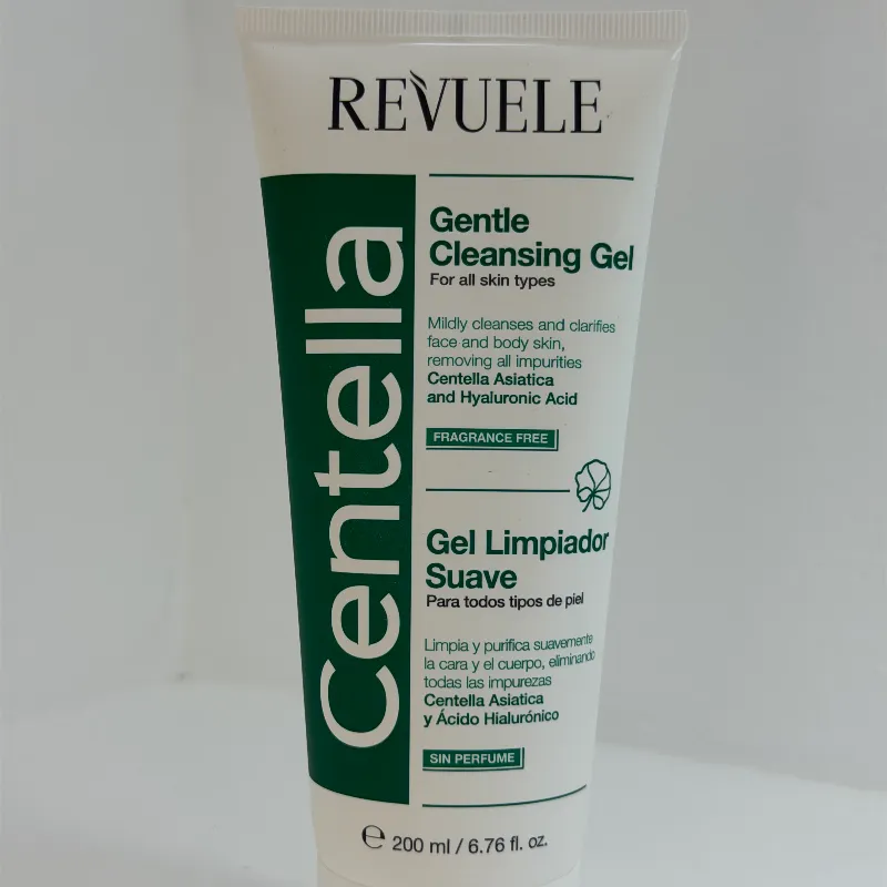 Gel limpiador de Centella Asiática y ácido hialuronico